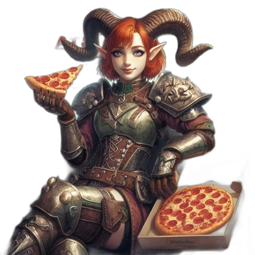 food, fantasy art, concept art, pixel art, comic book art, red, ethereal, creature transparent PNG cut-out
