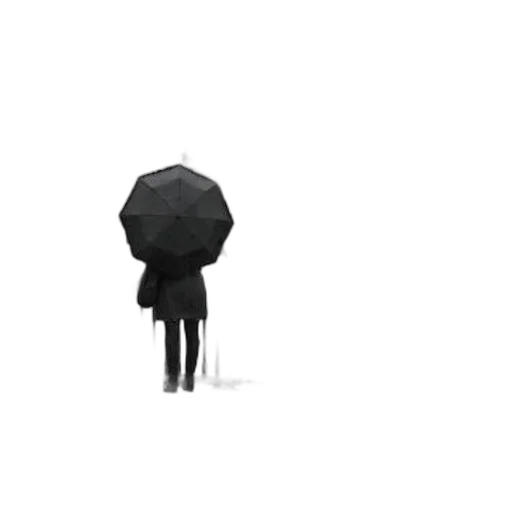 umbrella, jacket, hat, staff, concept art, pixel art, 3d render, fantasy art transparent PNG cut-out
