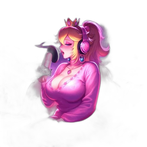 crown, staff, dress, creature, pixel art, concept art, fantasy art, anime transparent PNG cut-out