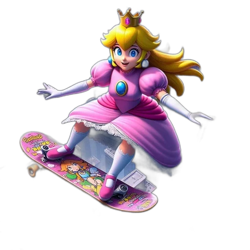 dress, crown, weapon, concept art, vaporwave, 3d render, pixel art, pastel transparent PNG cut-out