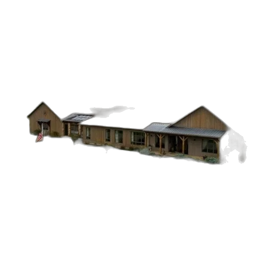 building, 3d render, concept art, photorealistic, pixel art, snow, fog, modern transparent PNG cut-out