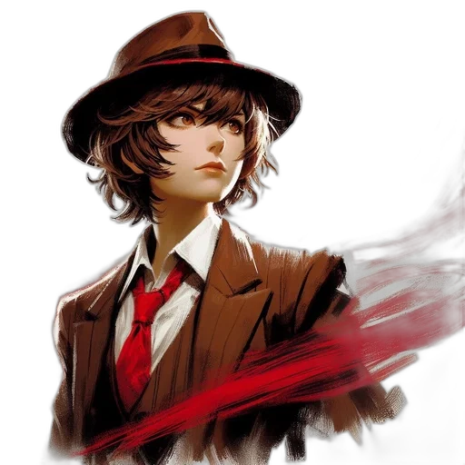 hat, staff, face, comic book art, concept art, fantasy art, photorealistic, red transparent PNG cut-out