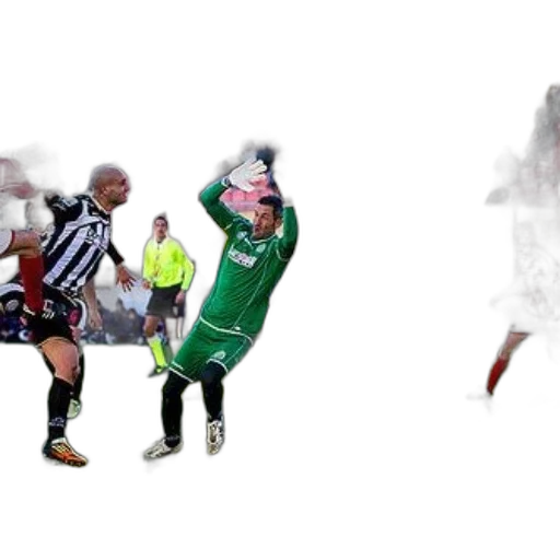 soccer, game, progress, goalkeeper, green, making, save transparent PNG cut-out