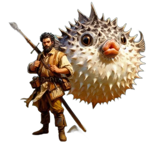 creature, animal, dragon, weapon, concept art, fantasy art, pixel art, 3d render transparent PNG cut-out