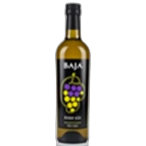 bottle, baja, grapeseed, oil, label, featuring, stylized, image transparent PNG cut-out
