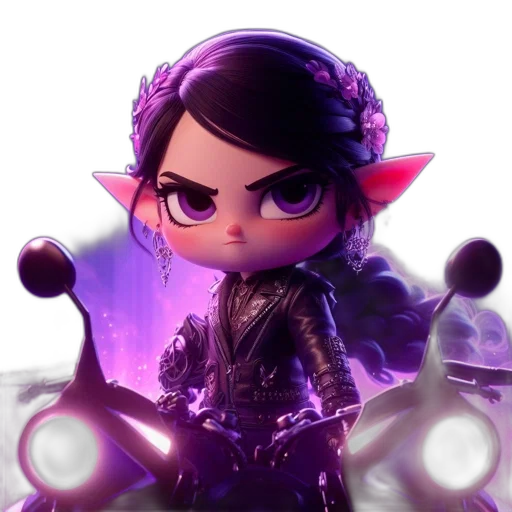 staff, weapon, concept art, fantasy art, 3d render, cartoon, dark, anime-styled transparent PNG cut-out