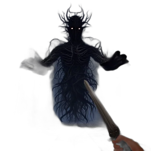 creature, staff, dragon, mask, concept art, fantasy art, 3d render, pixel art transparent PNG cut-out