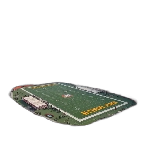 3d render, minnesota, vikings, stadium, being, demolished, 2013 transparent PNG cut-out