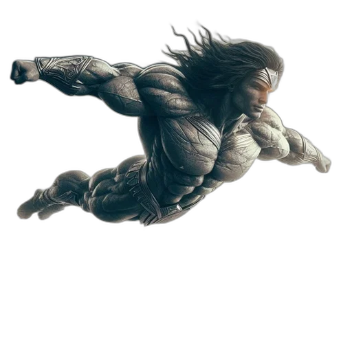 hair, creature, animal, weapon, comic book art, concept art, fantasy art, photorealistic transparent PNG cut-out