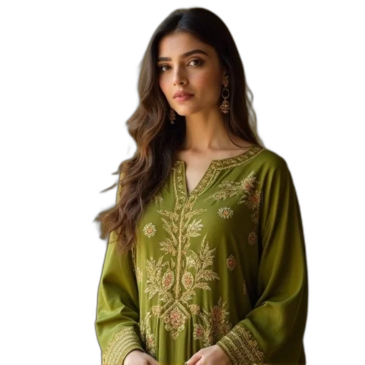 dress, jewelry, jacket, oil painting transparent PNG cut-out