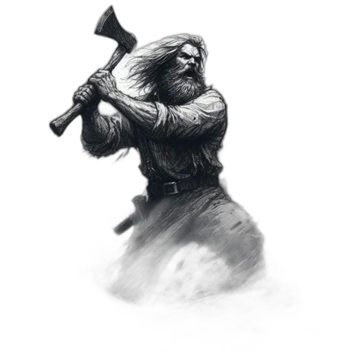 staff, sword, weapon, creature, concept art, fantasy art, pencil sketch, comic book art transparent PNG cut-out