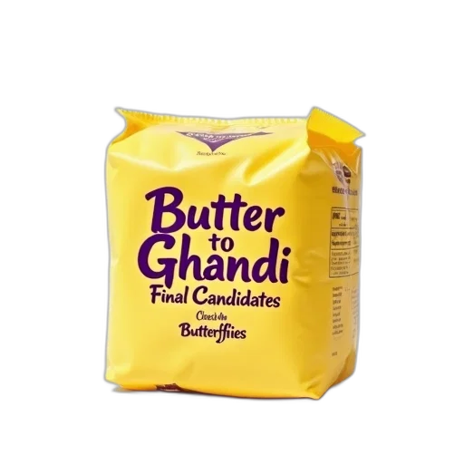 food, yellow, package, purple, label, featuring, words, butter transparent PNG cut-out