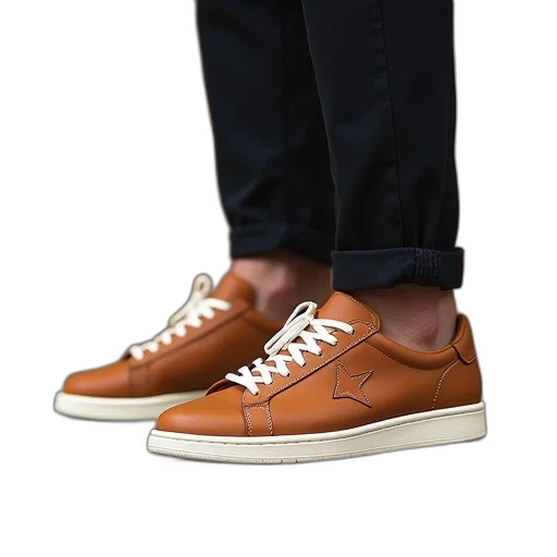 shoes, 3d render, photorealistic, earth tones, men, sneaker, tan transparent PNG cut-out