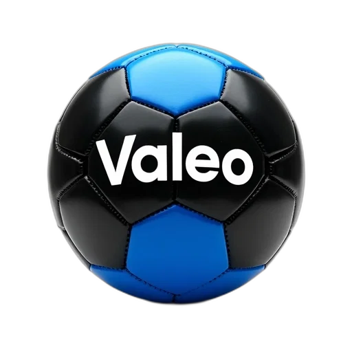 black, blue, sports, ball, word, valeo, written, white transparent PNG cut-out