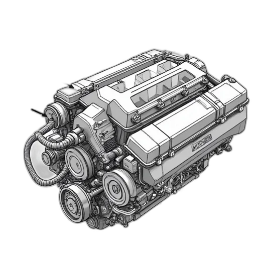car, robot, weapon, concept art, 3d render, photorealistic, pencil sketch, detailed transparent PNG cut-out