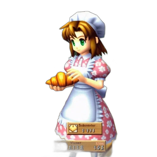 staff, dress, weapon, food, pixel art, concept art, 3d render, anime transparent PNG cut-out