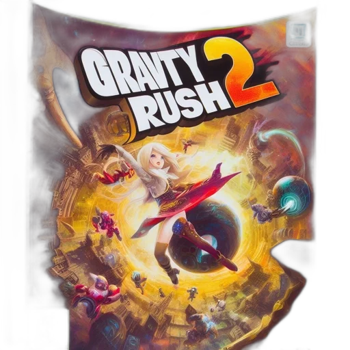 concept art, fantasy art, comic book art, cover, art, gravity, rush, female transparent PNG cut-out
