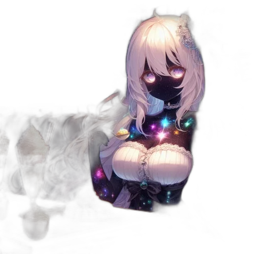robot, dress, staff, dragon, anime, pixel art, concept art, fantasy art transparent PNG cut-out