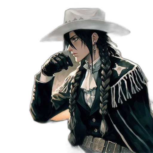 hat, jacket, weapon, animal, concept art, photorealistic, fantasy art, comic book art transparent PNG cut-out