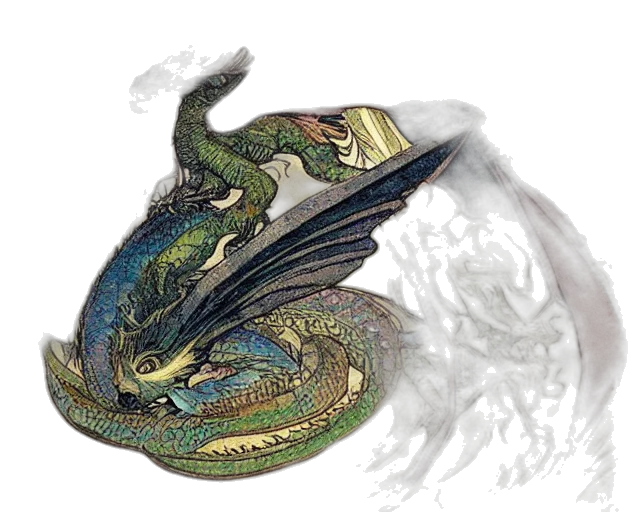 dragon, mask, jewelry, creature transparent PNG cut-out