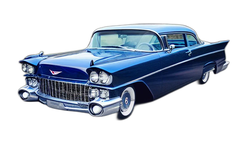 car, photorealistic, 3d render, deep transparent PNG cut-out
