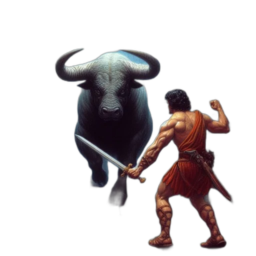 animal, weapon, concept art, fantasy art, pixel art, labyrinthine, space, man transparent PNG cut-out
