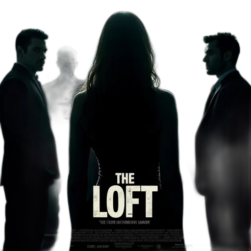 second, image, movie, poster, loft, features, silhouette, woman transparent PNG cut-out