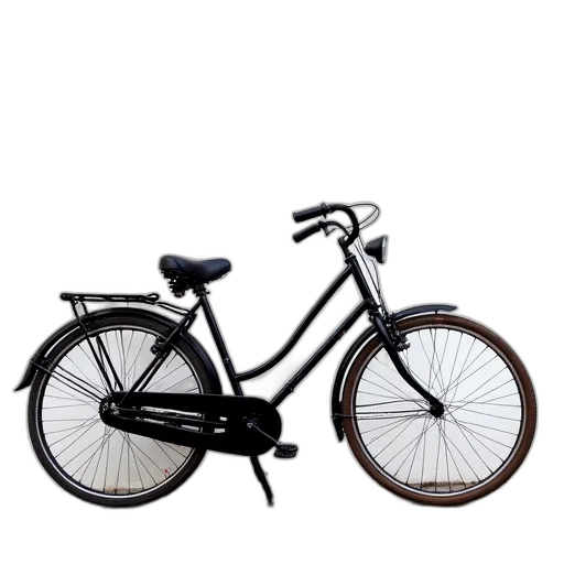 car, weapon, photorealistic, 3d render, concept art, vintage, bicycle, black transparent PNG cut-out
