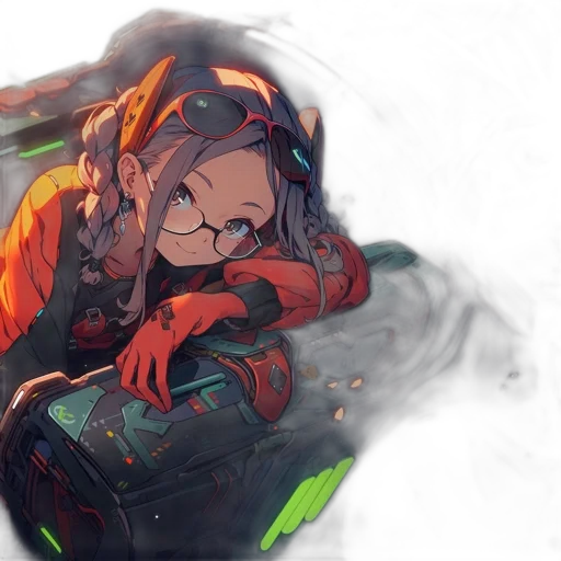 dragon, mask, weapon, creature, anime, concept art, fantasy art, cyberpunk transparent PNG cut-out