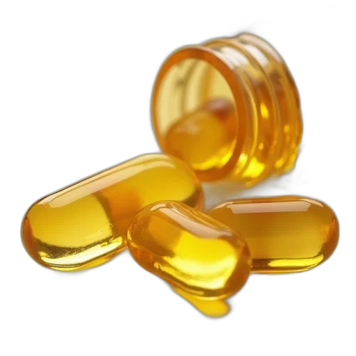 evening, primrose, oil, capsule transparent PNG cut-out