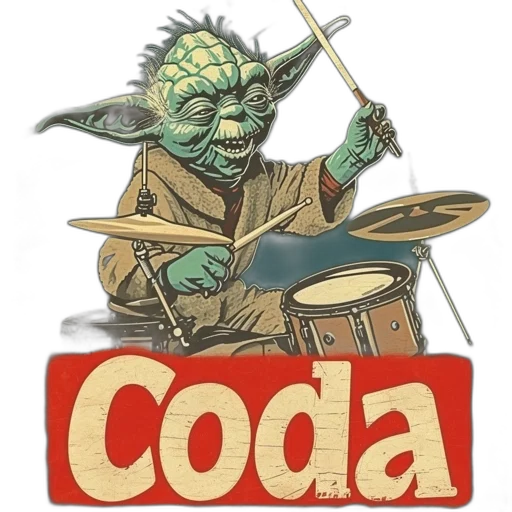staff, jacket, concept art, fantasy art, comic book art, pixel art, yoda, star transparent PNG cut-out