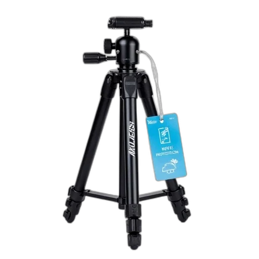 staff, modern, black, carbon, fiber, tripod, sleek, design transparent PNG cut-out