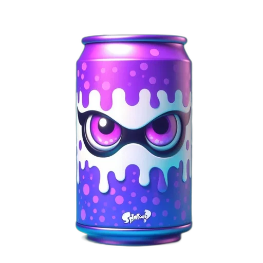 bottle, creature, robot, vaporwave, concept art, 3d render, cyberpunk, picture transparent PNG cut-out