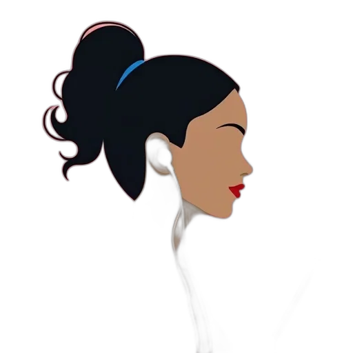 jewelry, hair, face, staff, cartoon, concept art, pixel art, photorealistic transparent PNG cut-out