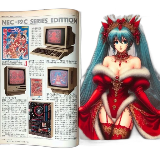 vaporwave, cyberpunk, red, image, shows, nec-pc, series, editions transparent PNG cut-out