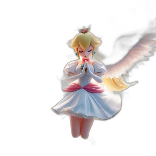 dress, staff, weapon, concept art, pixel art, watercolor, anime, fog transparent PNG cut-out