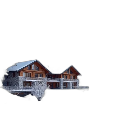 building, 3d render, photorealistic, concept art transparent PNG cut-out