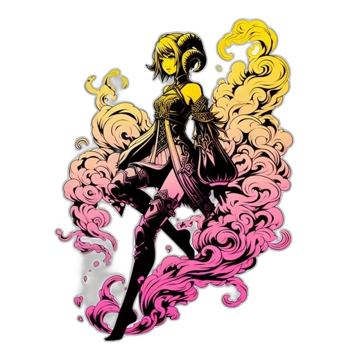 mask, staff, dress, creature, concept art, comic book art, fantasy art, pixel art transparent PNG cut-out