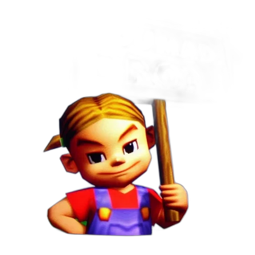 staff, weapon, sword, face, pixel art, 3d render, concept art, fantasy art transparent PNG cut-out