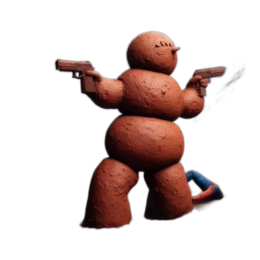 weapon, robot, food, animal, concept art, 3d render, pixel art, cartoon transparent PNG cut-out