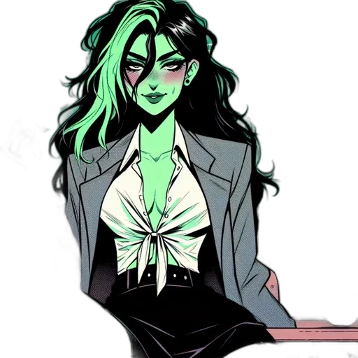 staff, comic book art, concept art, cartoon, fantasy art, neon lights, green, neon transparent PNG cut-out