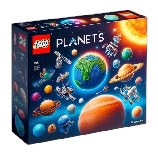 concept art, outer space, lego, box, 939, pieces, features, space-themed transparent PNG cut-out