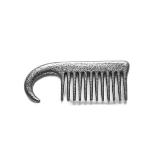 hair, weapon, staff, crown, silver, metal, comb, textured transparent PNG cut-out