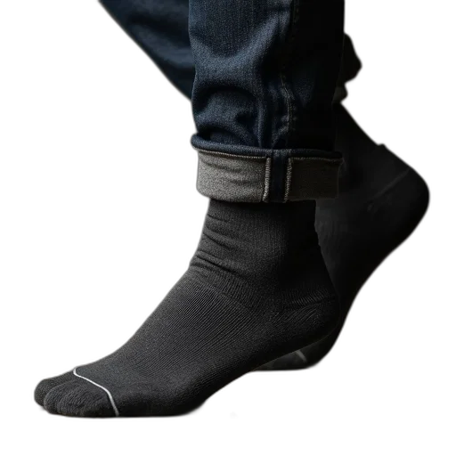 shoes, socks, mens, charcoal, sockking transparent PNG cut-out