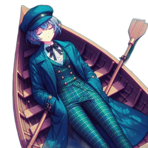 staff, umbrella, furniture, hat, pixel art, concept art, anime, watercolor transparent PNG cut-out
