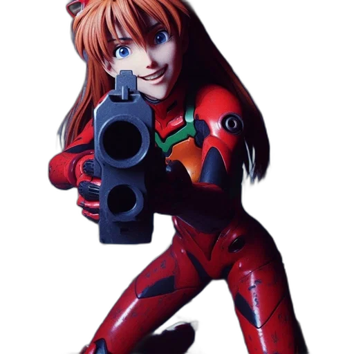weapon, robot, animal, anime, concept art, cyberpunk, vaporwave, fire transparent PNG cut-out
