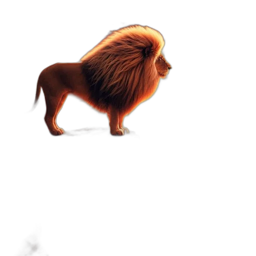 animal, hair, creature, crown, concept art, 3d render, photorealistic, fantasy art transparent PNG cut-out