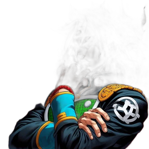 jacket, mask, face, staff, concept art, comic book art, photorealistic, anime transparent PNG cut-out