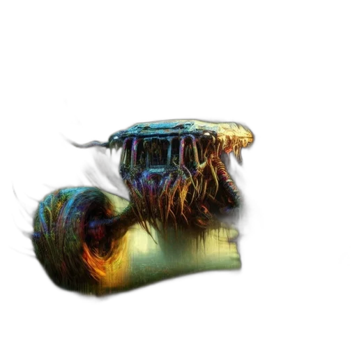 hair, creature, animal, dragon, 3d render, concept art, photorealistic, fantasy art transparent PNG cut-out
