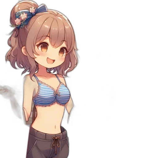 dress, staff, weapon, hat, anime, pixel art, concept art, watercolor transparent PNG cut-out